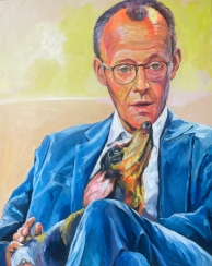 Friedrich Merz mit Dackel